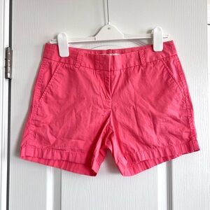 J. Crew Coral Broken-In Chino Shorts